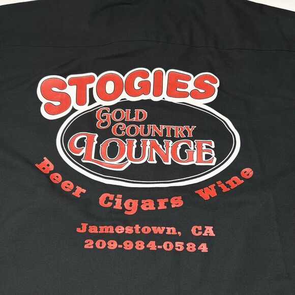 Red Kap Work Shirt Men's Stogies Gold Country Lounge Jamestown Cali Size Large - Picture 4 of 12